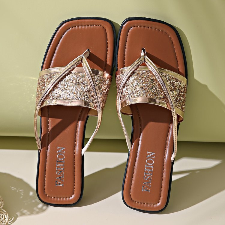 Damen Glitzernde Sandalen R&B