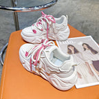 Damen Chunky Sneakers mit innovativem Design und atmungsaktiver Obermaterialstruktur R&B