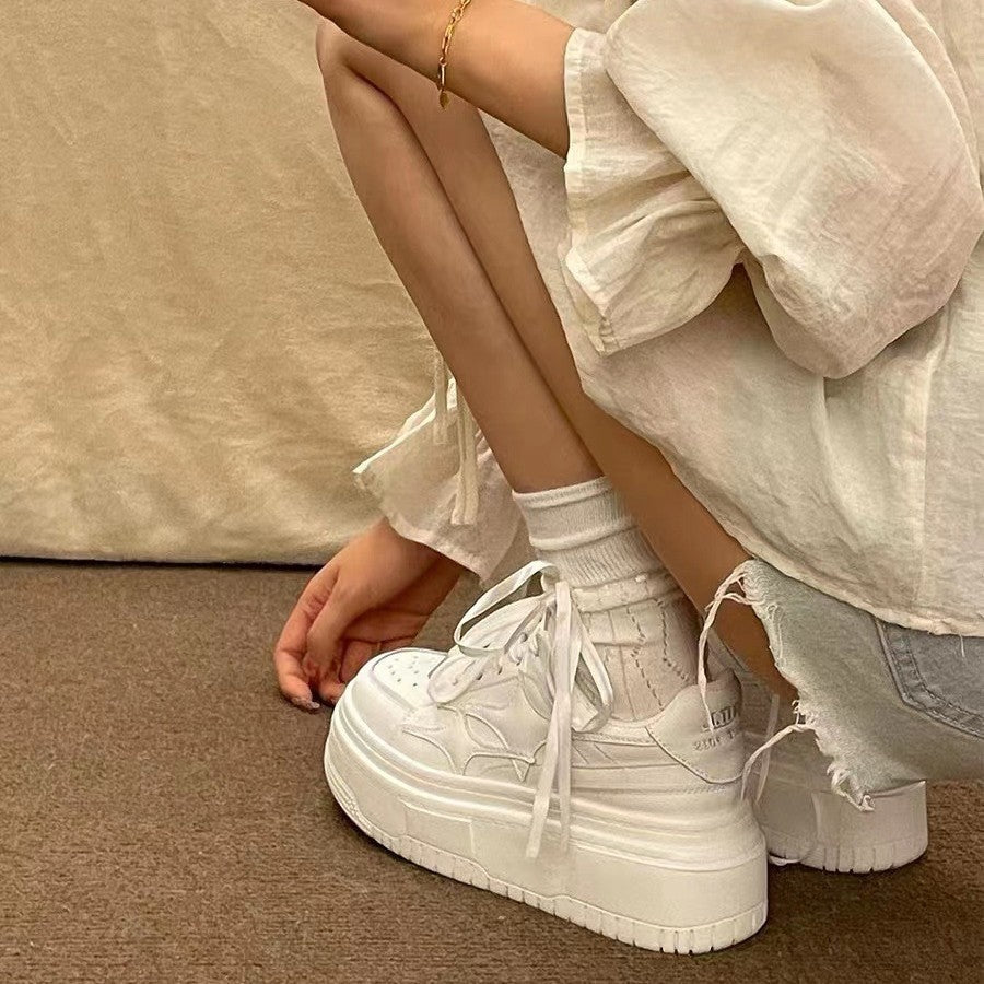 Damen Komfortable Plateausneaker mit atmungsaktiver Obermaterialstruktur und maximaler Dämpfung R&B