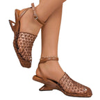 Damen geflochtene Sling-Sandalen R&B