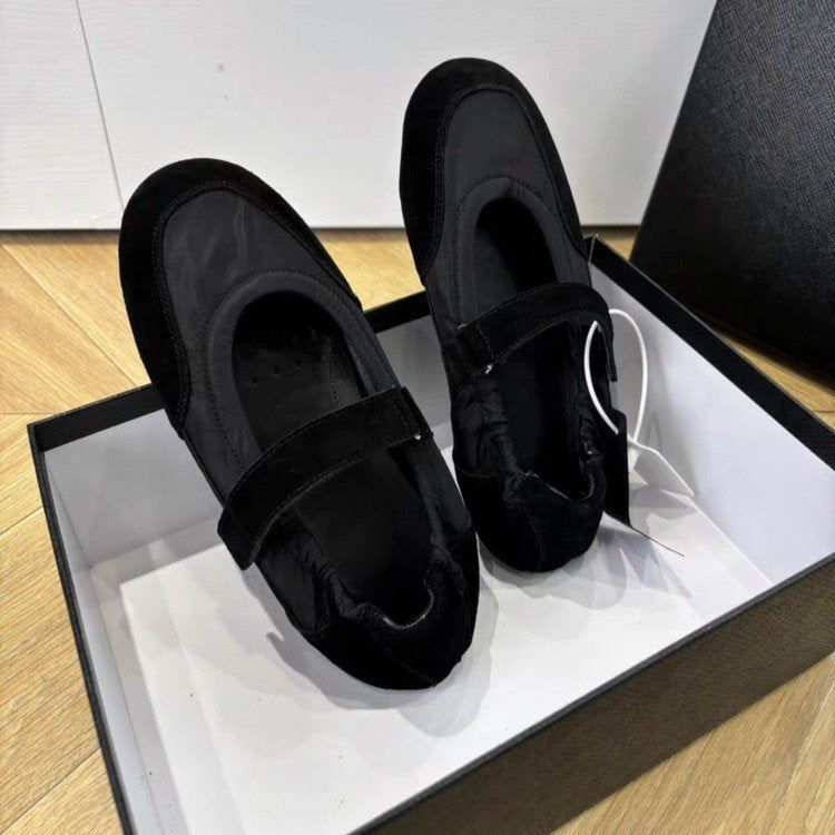 Damen elegante Mary Jane Ballerinas mit verstellbarem Riemchen R&B