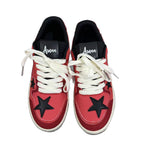 Damen Sportliche Sneakers mit auffälliger Sternenapplikation und robustem Profil