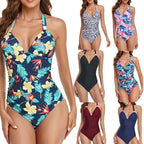 Damen Eleganter Badeanzug mit floralem Design R&B