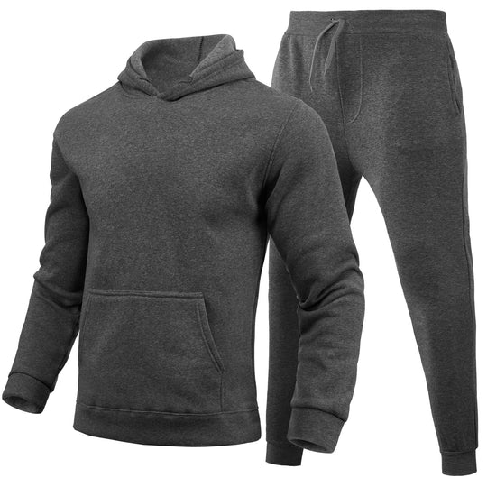 Damen Sportliches Hoodie- und Jogginghose-Set aus hochwertigem Baumwollmix R&B