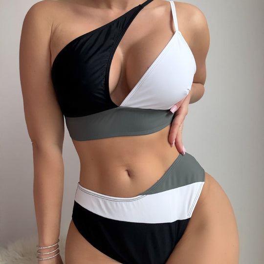 Damen Sportlicher Einteiliger Bikini R&B