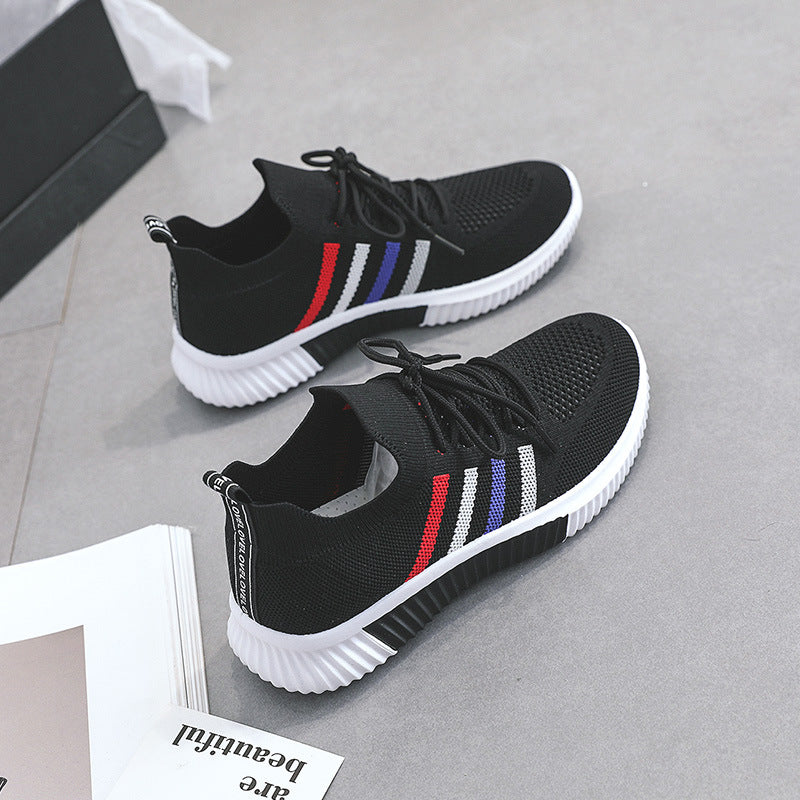 Damen Sportliche Sneaker mit atmungsaktiver Mesh-Oberfläche und dämpfender Laufsohle R&B