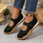 Damen Sportliche Sneakers mit atmungsaktivem Mesh-Obermaterial und flexiblem Klettverschluss R&B