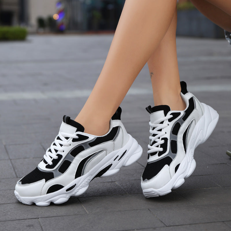 Damen Freizeit Sneakers mit atmungsaktiver Obermaterialstruktur und stoßdämpfender Sohle R&B