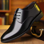 Herren Elegante Lederschnürschuhe mit rutschfester Sohle und komfortablem Innenfutter R&B