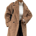 Damen Kuschelige Teddyfelljacke im eleganten Oversize-Design R&B