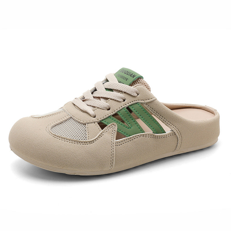 Damen Sportliche Clogs mit atmungsaktiver Mesh-Konstruktion und rutschfester Außensohle R&B