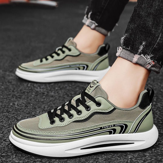 Damen Sportliche Sneakers mit atmungsaktiver Mesh-Oberfläche und stabiler Laufsohle R&B