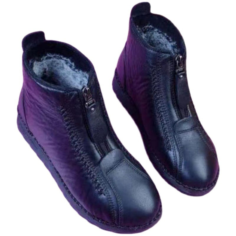 Damen Stiefeletten mit praktischem Reißverschluss und bequemer Innenausstattung R&B