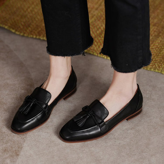 Damen Mokassins mit modischen Quasten und eleganter Sohle R&B