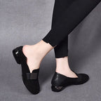 Damen Komfortable und stilvolle Ballerinas mit modischem Riemen R&B