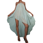 Damen Luftiges Sommerkleid mit asymmetrischem Schnitt R&B
