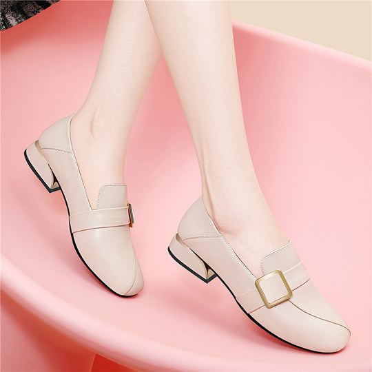 Damen Elegante und komfortable Mokkassins mit modischem Schnallen-Detail R&B