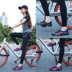 Damen Wassersportschuhe mit elastischem Schnellschnürsystem und rutschfester Sohle