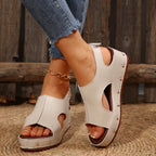 Damen Komfortable Keilsandalen mit modischem Design