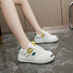 Damen modische Sneakers mit stylischem Farbkontrast und gepolsterter Laufsohle R&B