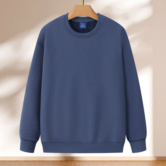 Damen lässiges Sweatshirt mit breiten Schultern und weichem Innenfutter R&B