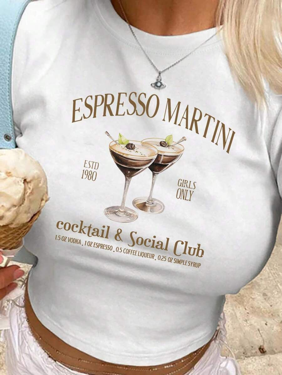 Damen Crop-T-Shirt mit kreativen Schleifen-Details R&B