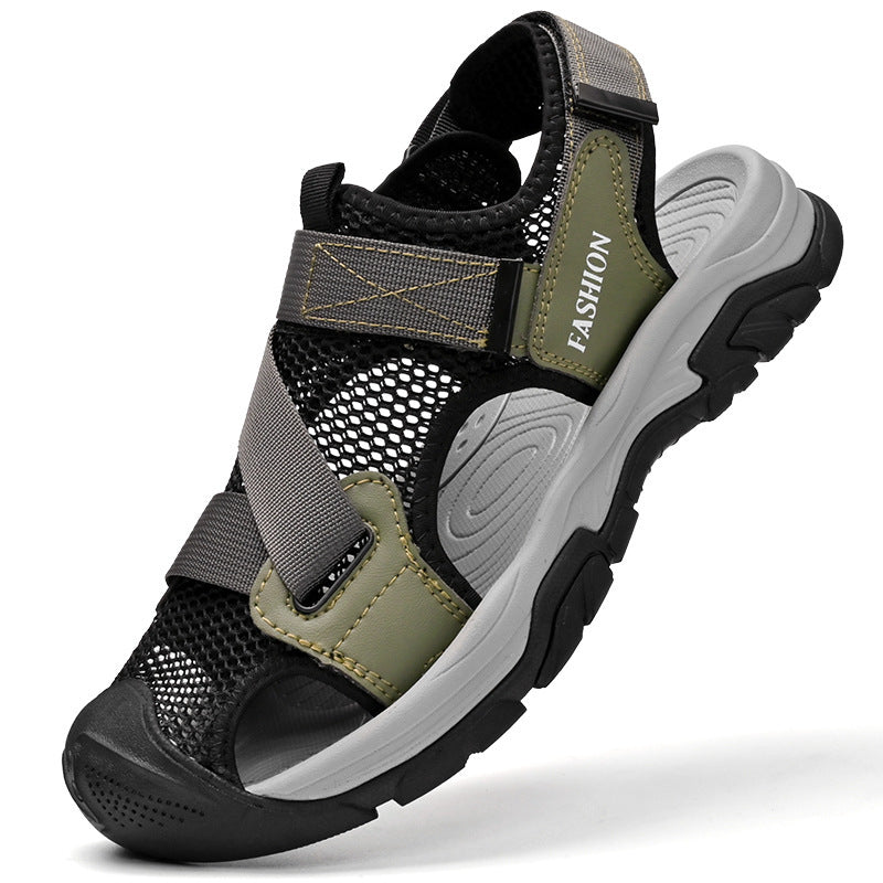 Damen Bequeme und atmungsaktive Outdoor-Sandalen mit rutschfester Sohle R&B