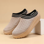 Damen Komfortable Clogs mit elastischem Einsätzen und atmungsaktivem Obermaterial
