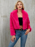 Damen Eleganter Kunstfellbolero R&B