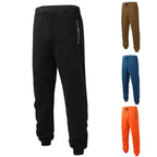 Herren nan komfortable Jogginghose mit elastischem Bund Kordelzug konisch zulaufenden Beinen und seitlichen Reißverschlusstaschen R&B