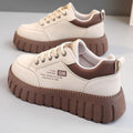 Damen modische Platform Sneaker mit verstärkter Sohle R&B
