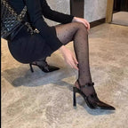Damen elegante Slingback-Pumps mit hohem Absatz R&B