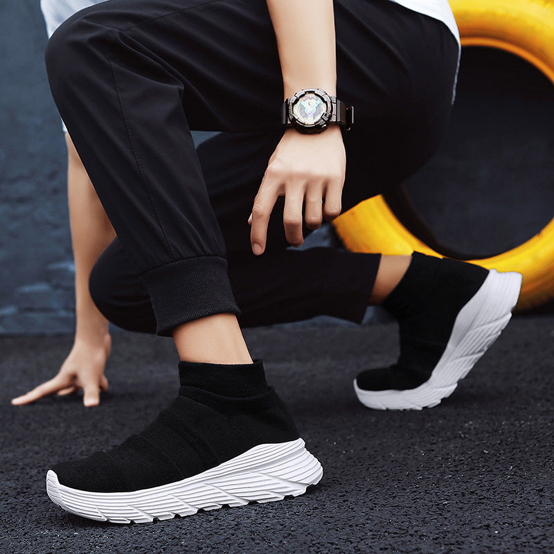 Damen Hochflexible Sport-Sneakers mit elastischem Knöchelschutz