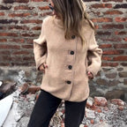 Damen lockere Fleecejacke R&B