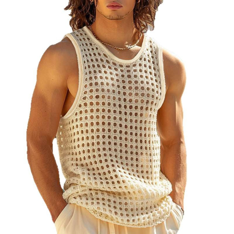 Herren Mesh Sporttanktop R&B