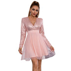 Damen Festliches Kleid mit Glitzer R&B