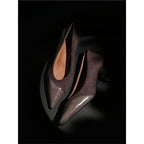 Damen spitze Pumps mit elegantem Veloursleder R&B