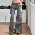 Damen Cargo-Hose mit weitem Schnitt und praktischen Seitentaschen R&B