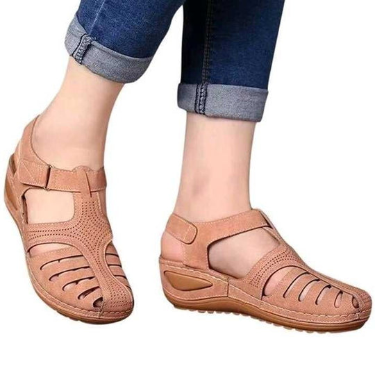 Damen Komfortable Sandalen mit ergonomischem Design und durchbrochenem Obermaterial R&B