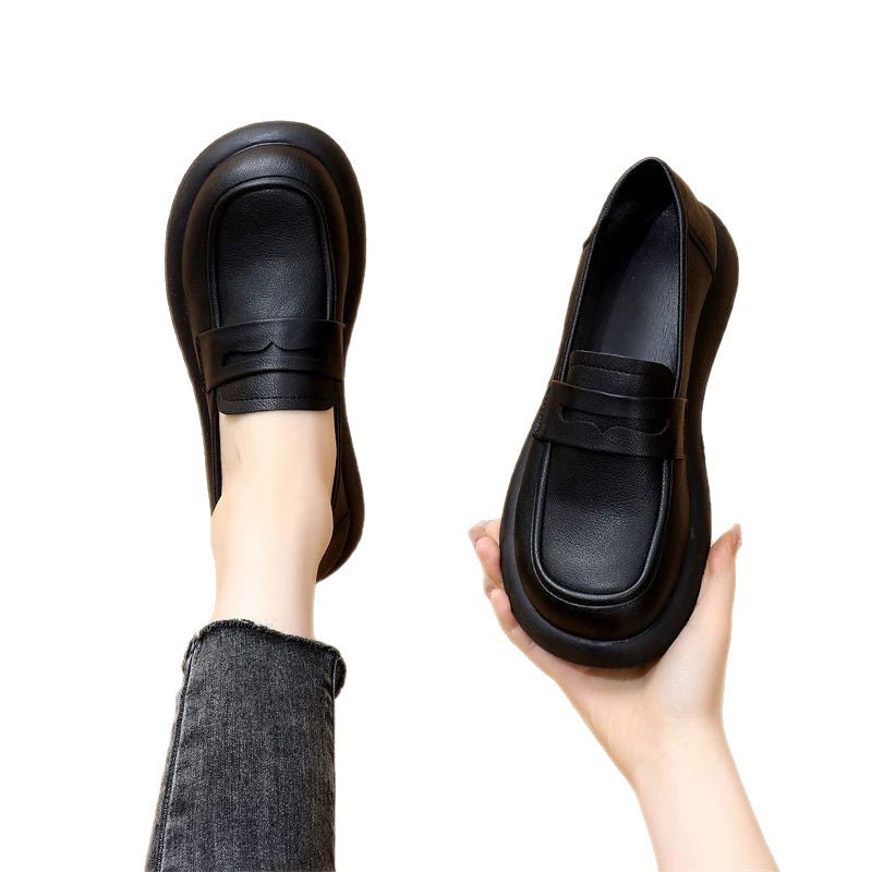 Damen Elegante Mokassins mit geschmeidiger Lederoberfläche und bequemer Passform