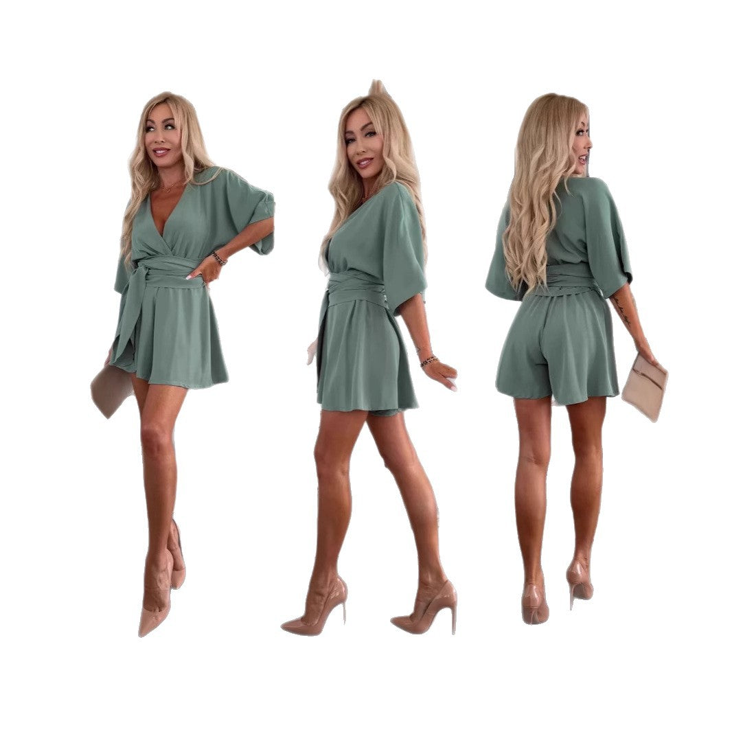 Damen Wickelkleid mit schmeichelndem Schnitt R&B
