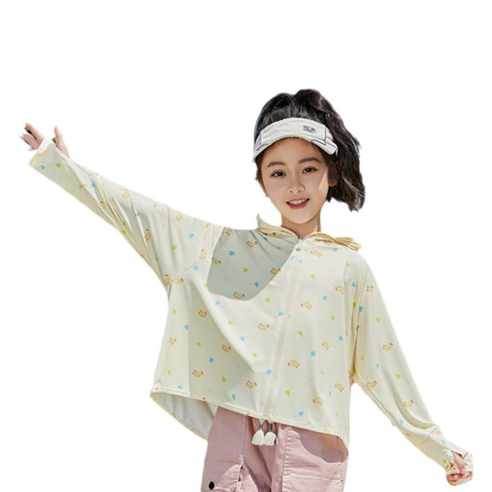 Damen Sommerliche UV-Schutzjacke mit Kapuze R&B