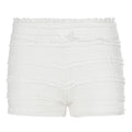 Damen trendige Shorts mit Rüschendesign und elastischem Bund R&B
