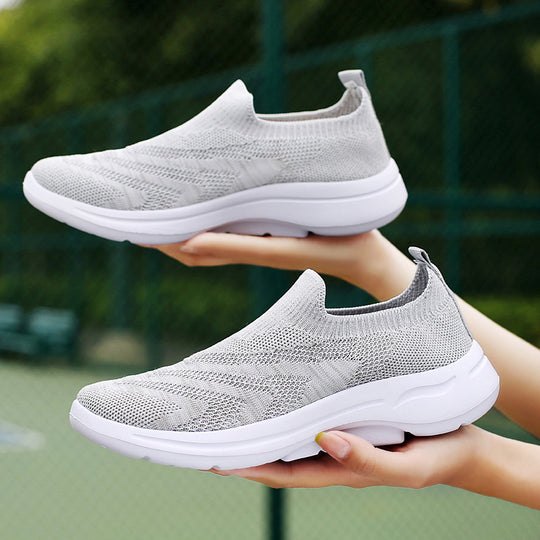 Damen Atmungsaktive Slip-On Sneakers mit rutschfester Sohle und flexiblem Design R&B