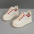 Damen Plattform Sneakers mit modischer Gummisohle und atmungsaktiver Oberkonstruktion R&B