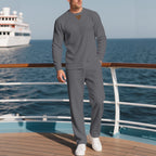 Herren lässiger Pullover und Jogginghose Set R&B