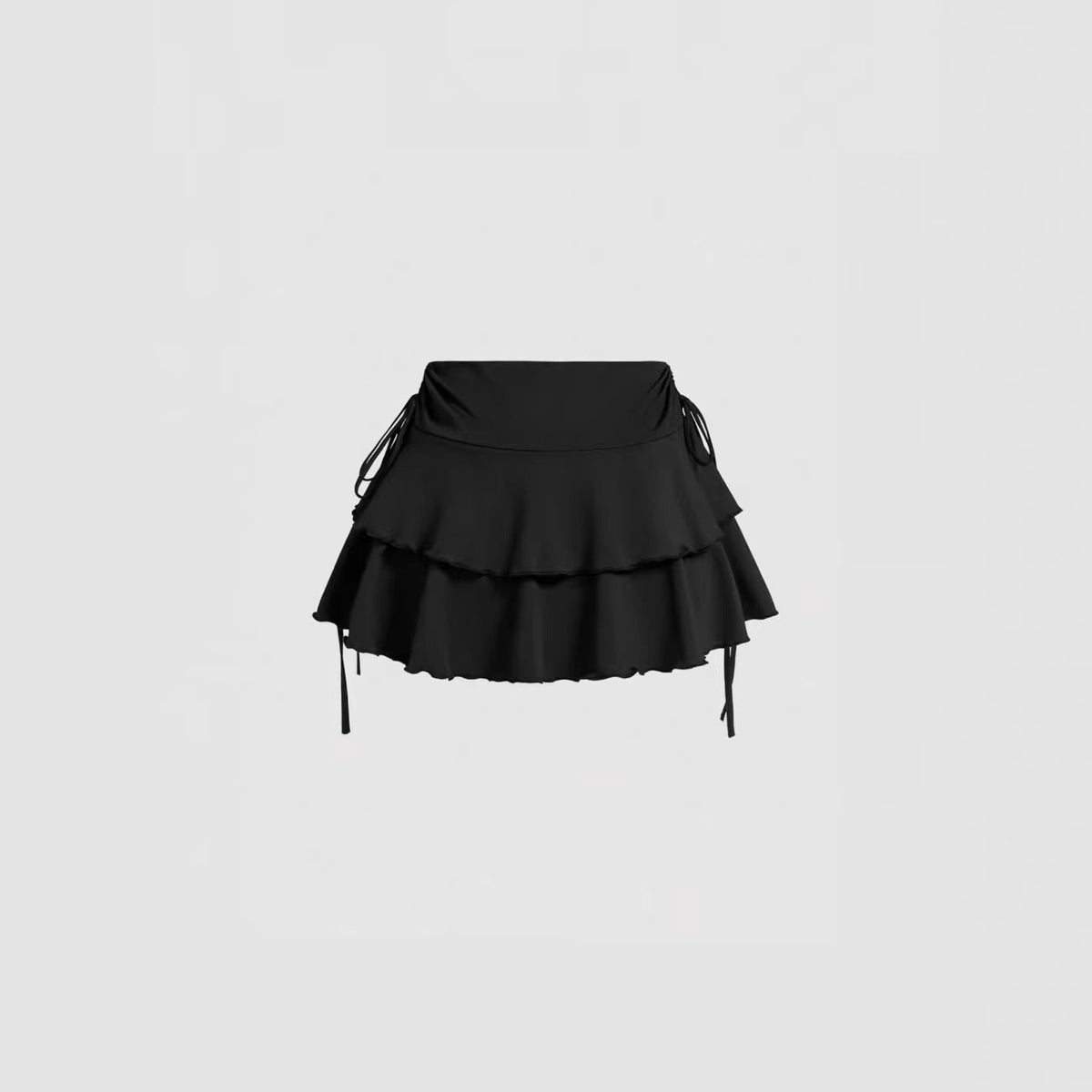 Damen Rüschenshorts mit verstellbarem Bund