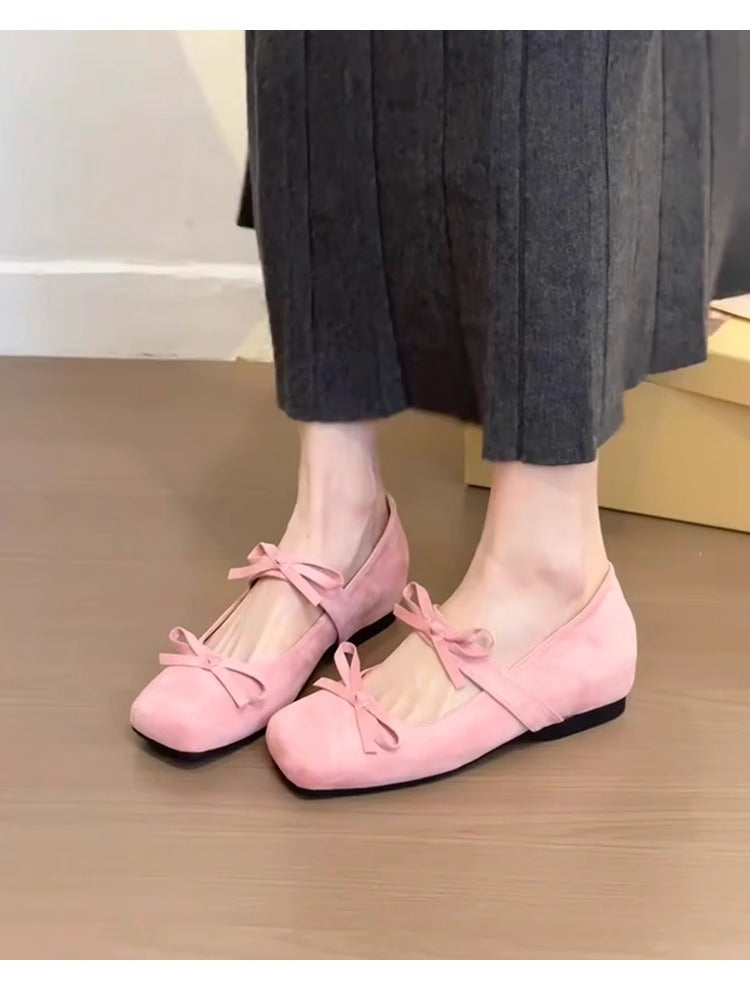 Damen Ballerinas mit elegantem Schleifen-Detail und bequemem Fußbett R&B