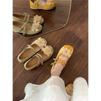 Damen Mary Jane Schuhe mit kunstvollen Blumenapplikationen R&B