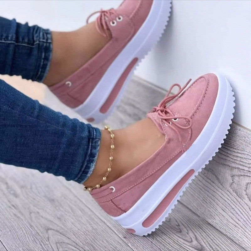 Damen Slip-On Sneakers mit modischem Veloursleder und rutschfester Sohle R&B